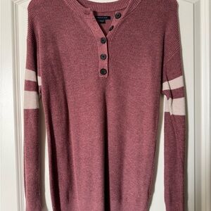 Women’s American Eagle Mauve Varsity Sweater, XS, Great Condition